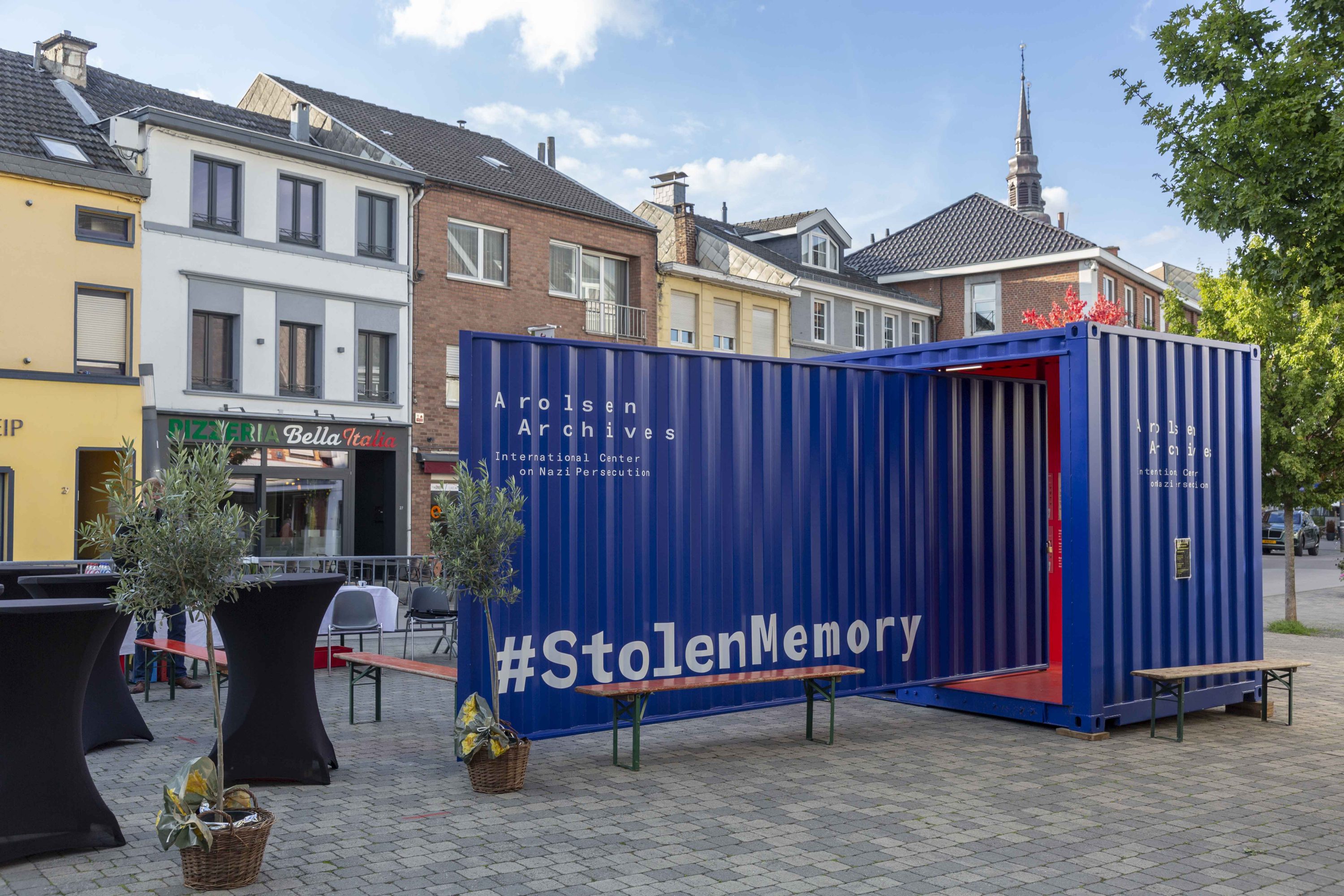 Vernissage #StolenMemory in Eupen. Photo: Philippe Beck, 2022